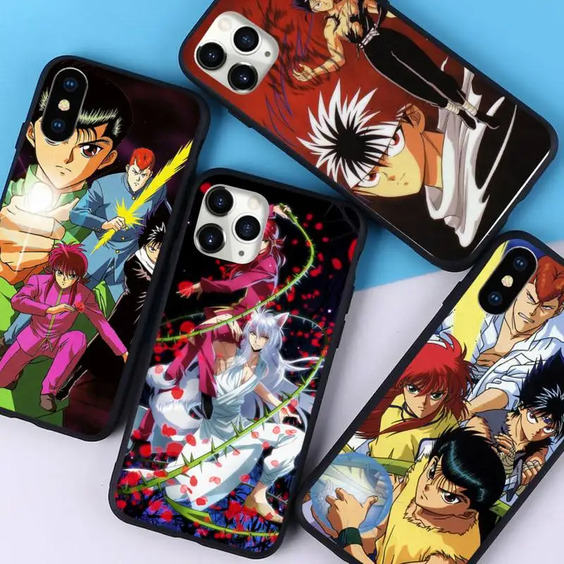 Аниме чехол для телефона Yu Yuyu Hakusho iPhone 11 12 pro XS MAX 8 7 6 6S Plus X 5S SE 2020 XR | Мобильные