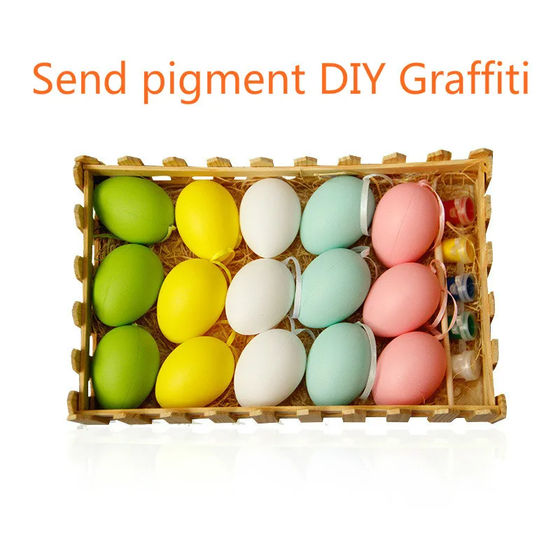 Детские игрушки ручной работы пасхальное яйцо граффити рисование ручное