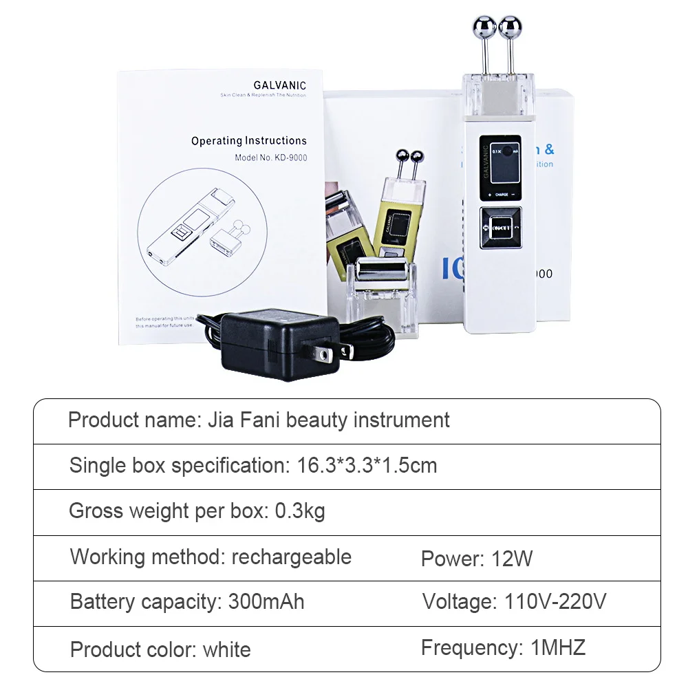 

RUBYONLY Facial Lifting Roller Wireless Galvanic Facial Machine Skin Care Skin Tightening Firming Fine Lines Deep Pore Cleansing