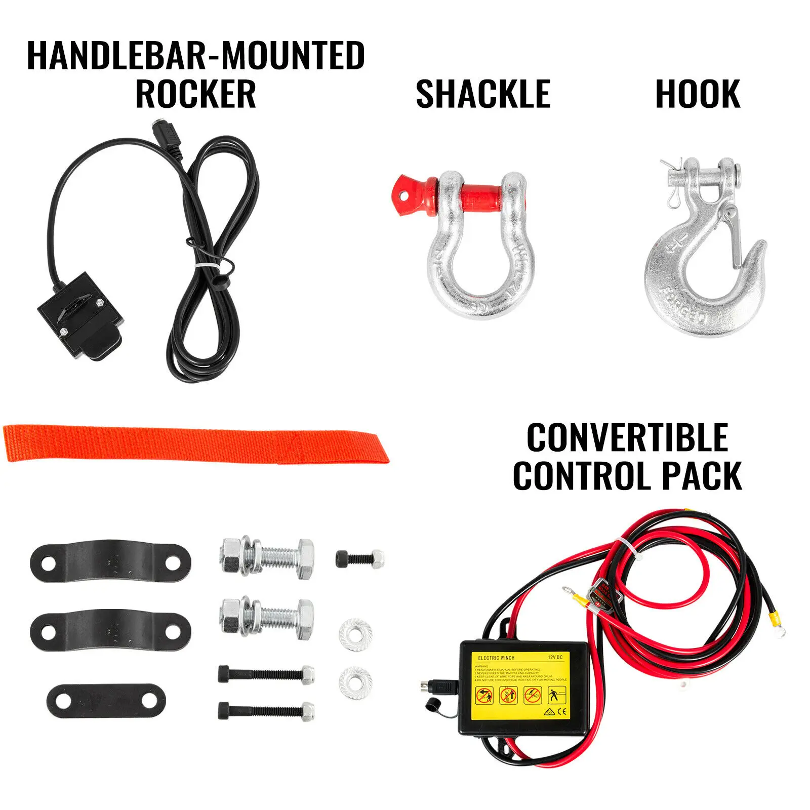 

Electric Winch 4000LB(1815kg) 12V Wireless Remote Synthetic Rope ATV Boat Car