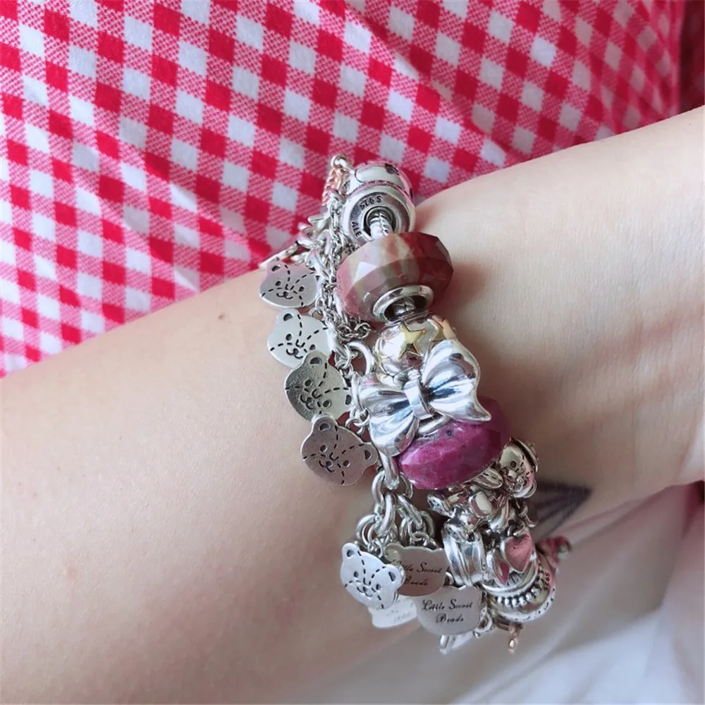 Модные подвески бабочки серебро 925 оригинальные бусины подходят к оригинальному