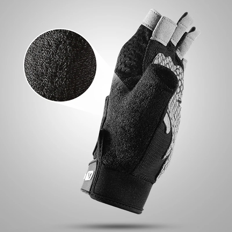 Новинка 1 пара перчатки с полупальцами дышащие противоударные противоскользящие