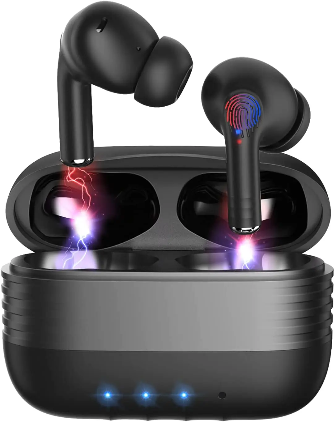 

Clownfish активные шумоподавляющие настоящие беспроводные наушники, наушники-вкладыши ANC Bluetooth 5,1, встроенный 4 микрофона, глубокий бас стерео