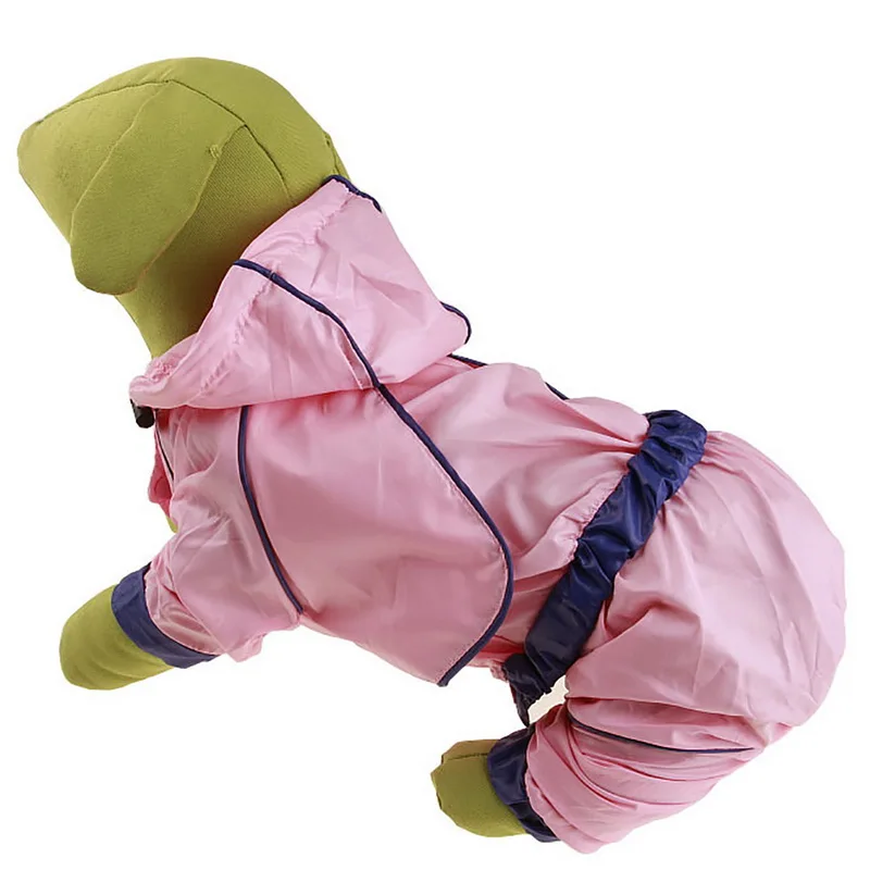 Дождевик для собак из искусственной кожи водонепроницаемый дождевик маленьких