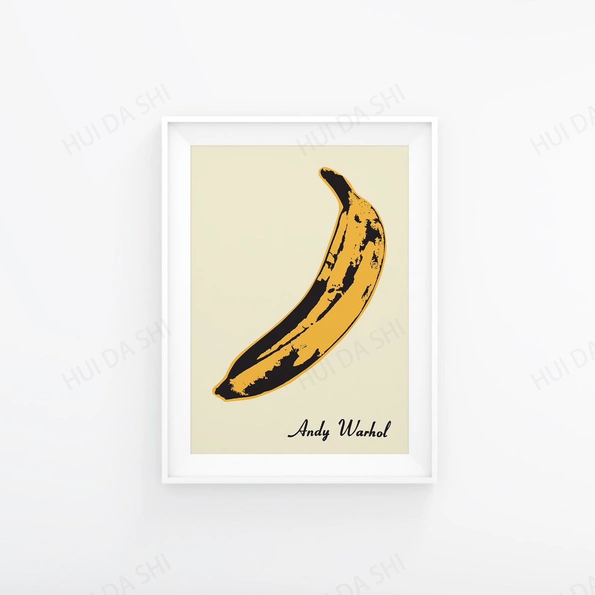 

Andy Warhol Pop Art Banana print Exhibition poster