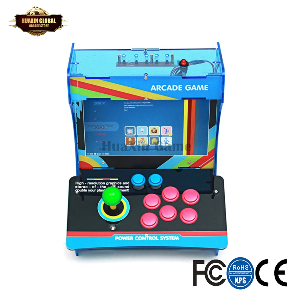 Ретро мини аркадная машина с 4000 классическими видеоиграми 1 плеер Raspberry Pi Plug And Play