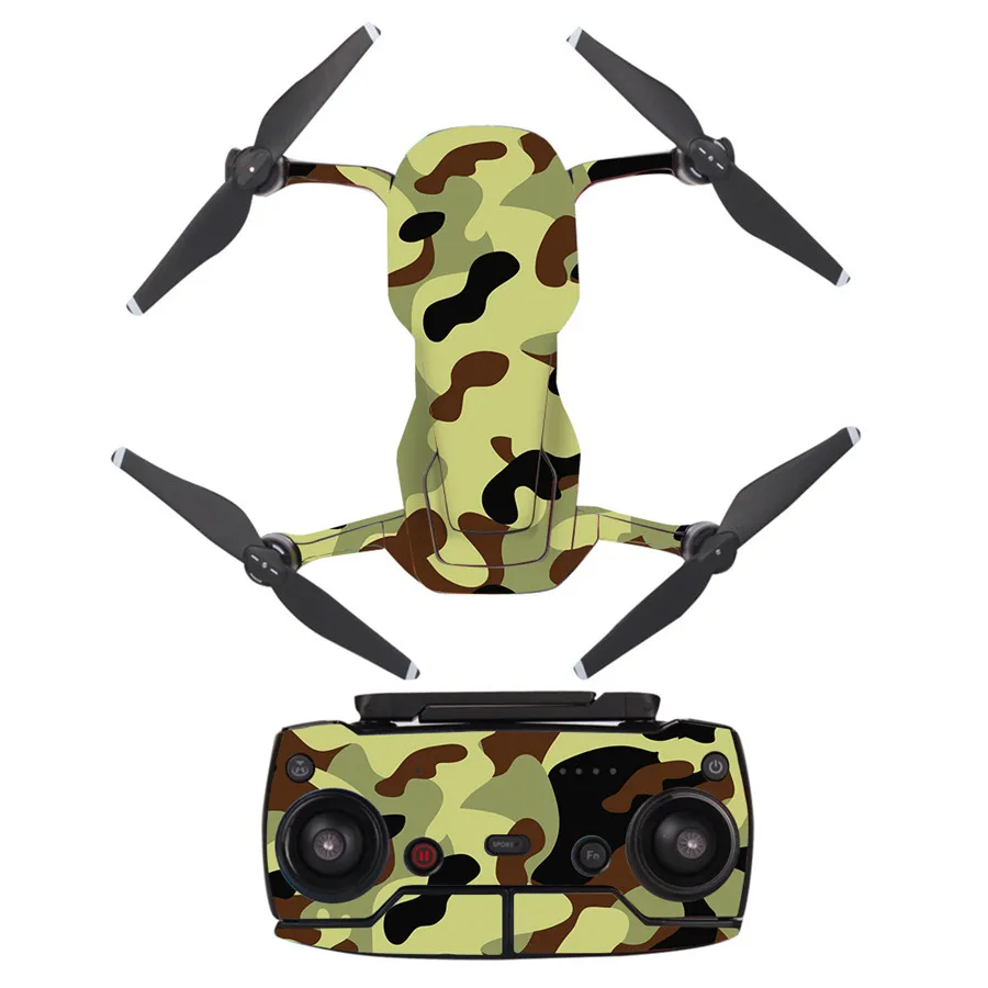 14 видов стилей камуфляжная наклейка из ПВХ для DJI Mavic Air Drone + пульт дистанционного
