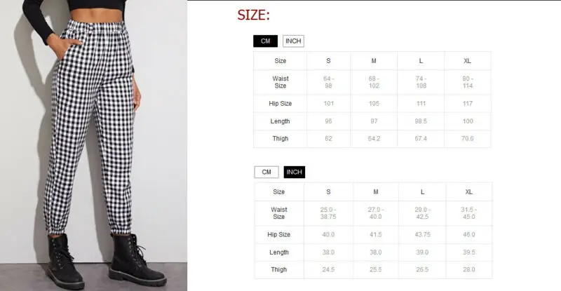 Брендовые новые женские повседневные брюки Sunsiom брюки-джоггеры в клетку с