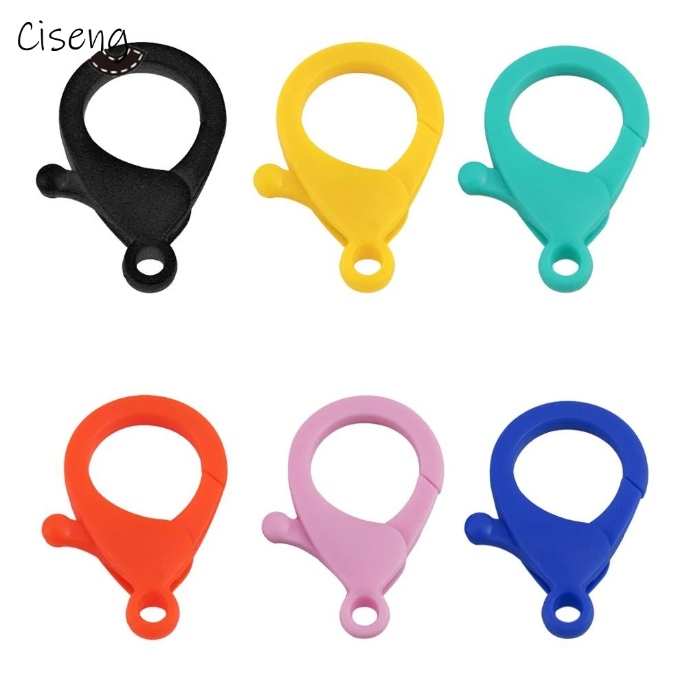 Ciseng 100 шт./лот 35 мм карамельные застежки с карабином Соединители-Крючки цепочка