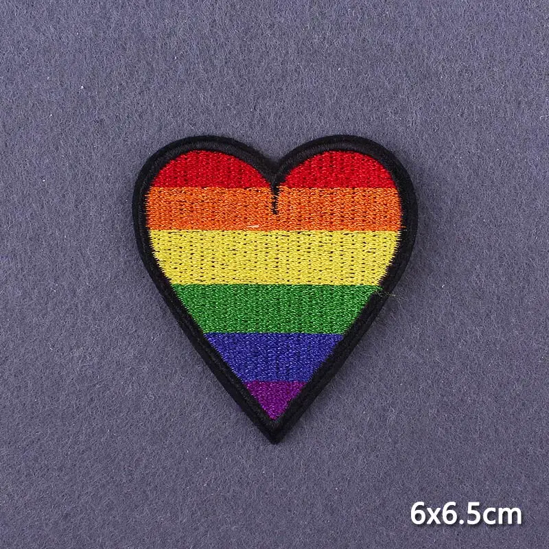Нашивки для одежды радужные наклейки с надписью Love Is ЛГБТ-Аксессуары | Дом и сад