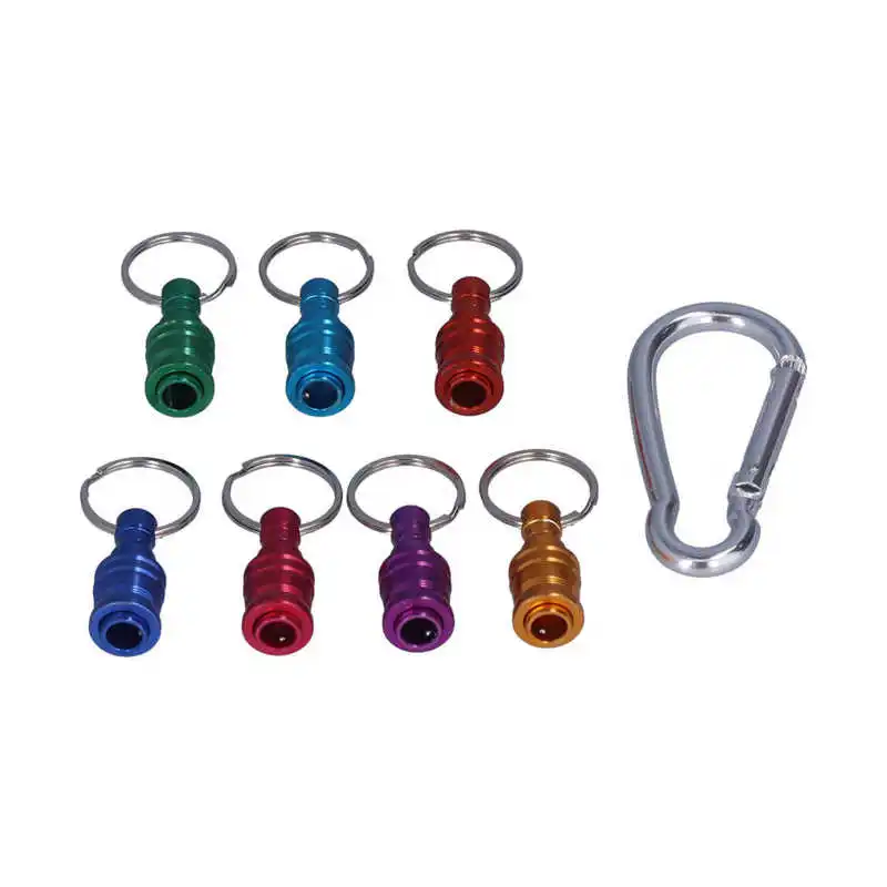 

Держатель для бит отвертки, удлинитель для брелока, легко меняется с помощью кольцевой пряжки для полевых операций на высоте