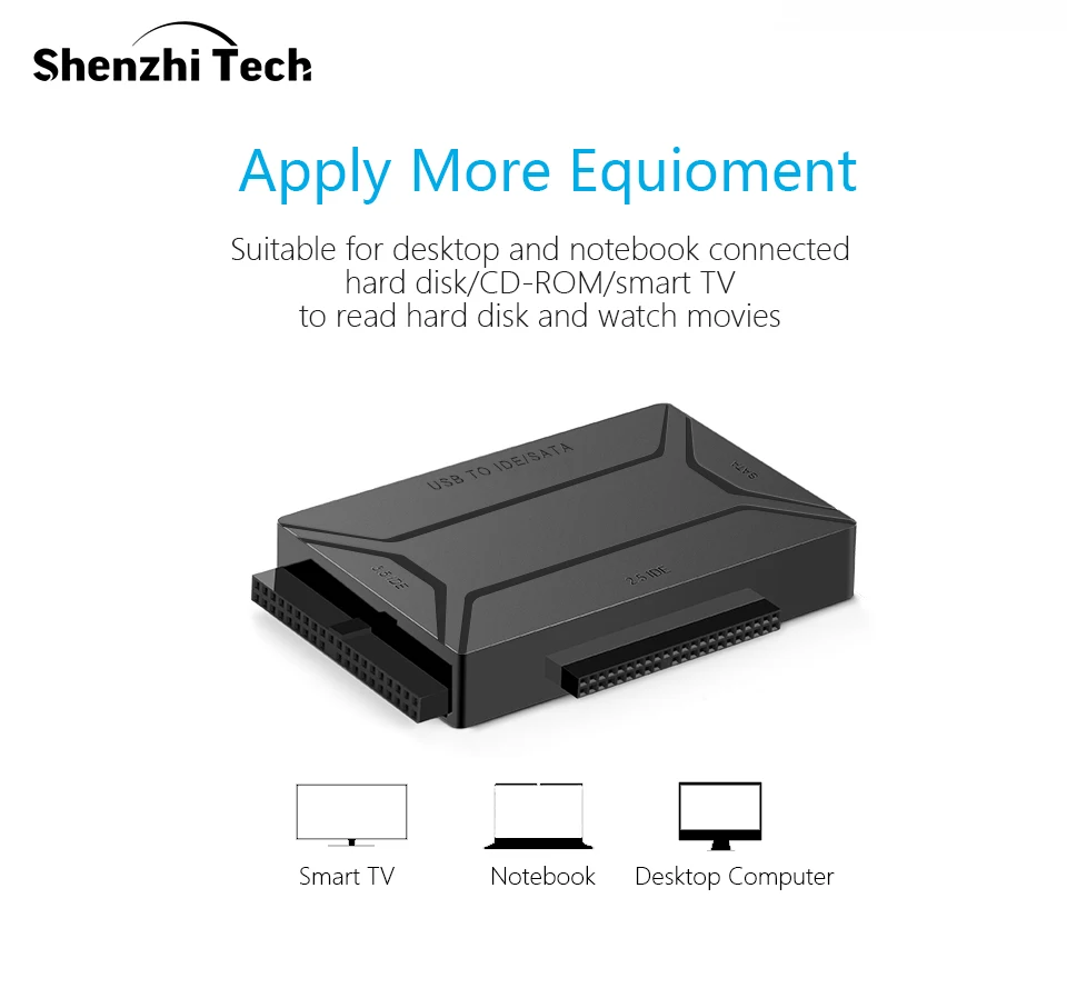 Конвертер для внешнего жесткого диска с USB 3 0 на SATA IDE адаптер SDD 2 5 и дюйма (вилка