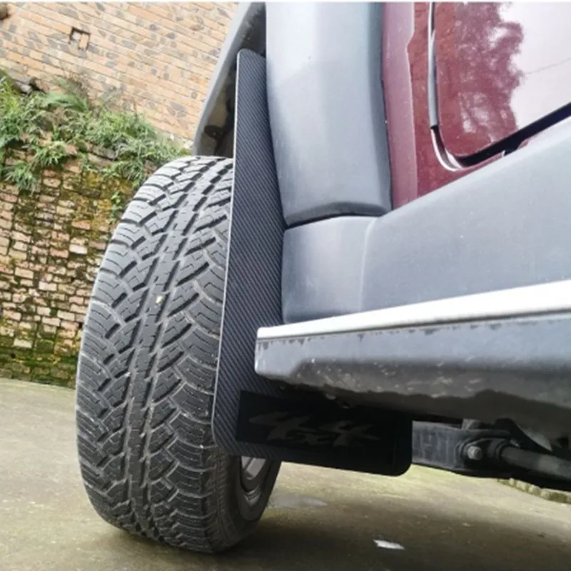 2 предмета/партия Автомобильные Брызговики Пластик углерода плед для грузовых