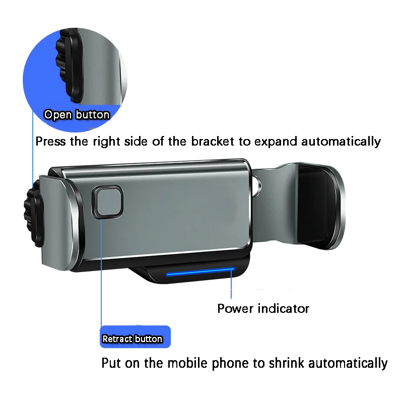 car phone holder in car for mercedes benz a b c e s class cla glc gle air vent clip magnetic mobile phone mount for iphone 11 12 free global shipping