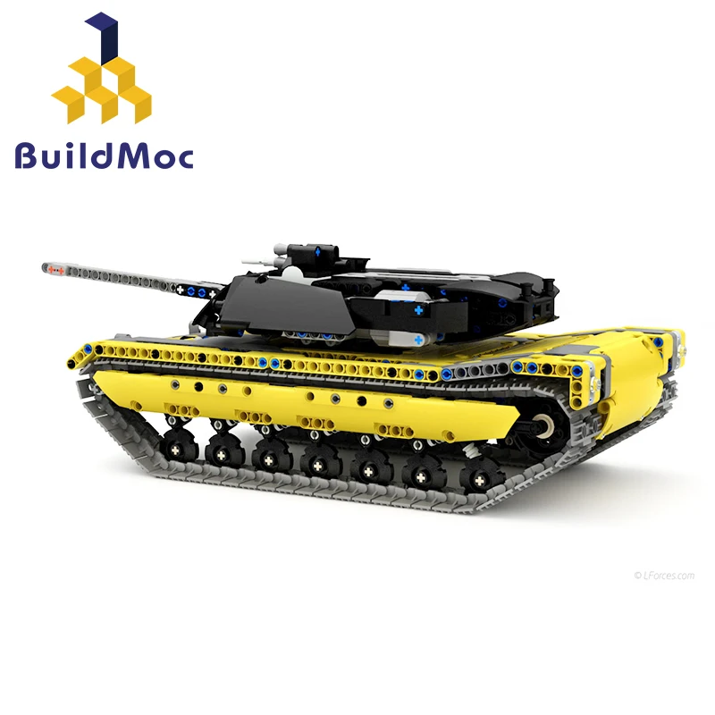BuildMoc военный боевой танк железной империи высокотехнологичные наборы