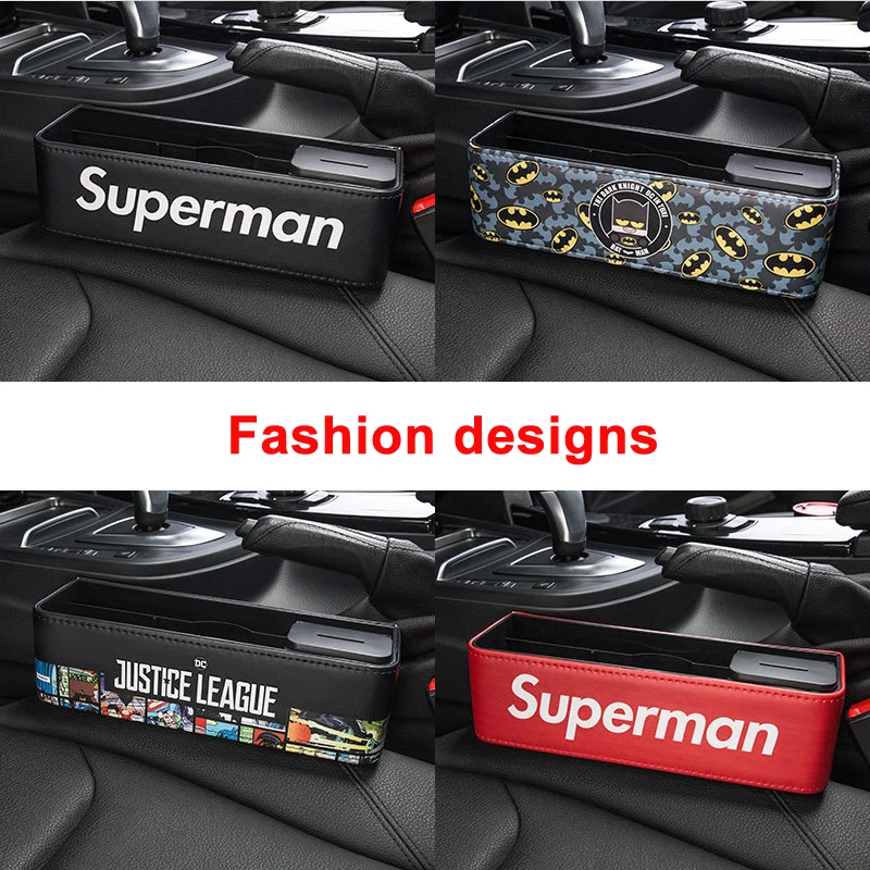 DC Marvel мультфильм модные аксессуары автомобильное сиденье зазор Органайзер