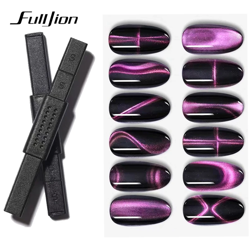 Fullijon 1 шт. магнитная палочка для украшения ногтей кошачий глаз 3D эффект сильный