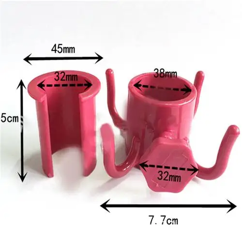 2 шт. крючок для пляжного зонта четыре ножки крючки садового пластиковая вешалка