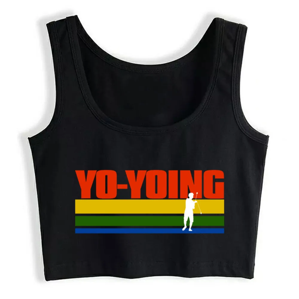 

Crop Top Women Hipster Yo Yoing Fan Rt Harajuku Tank Top Women Sleeveless Women Clothes