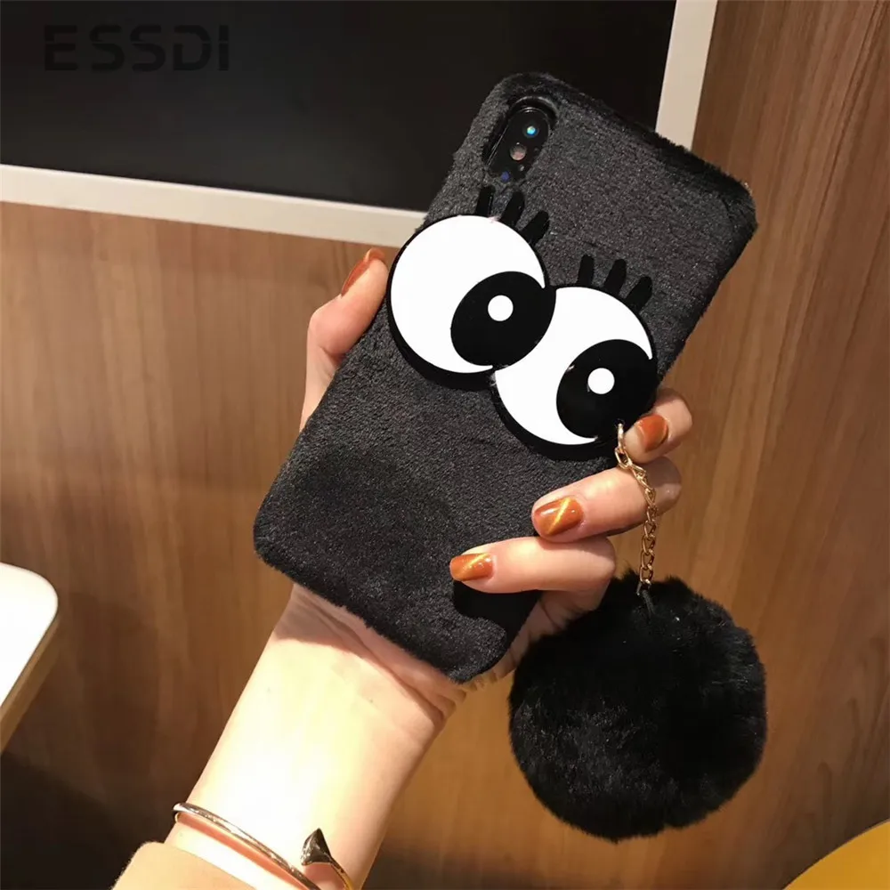 Essidi большие глаза телефон полный чехол Защитный для iphone xs MAX XR 6 8 plus 7 Чехол