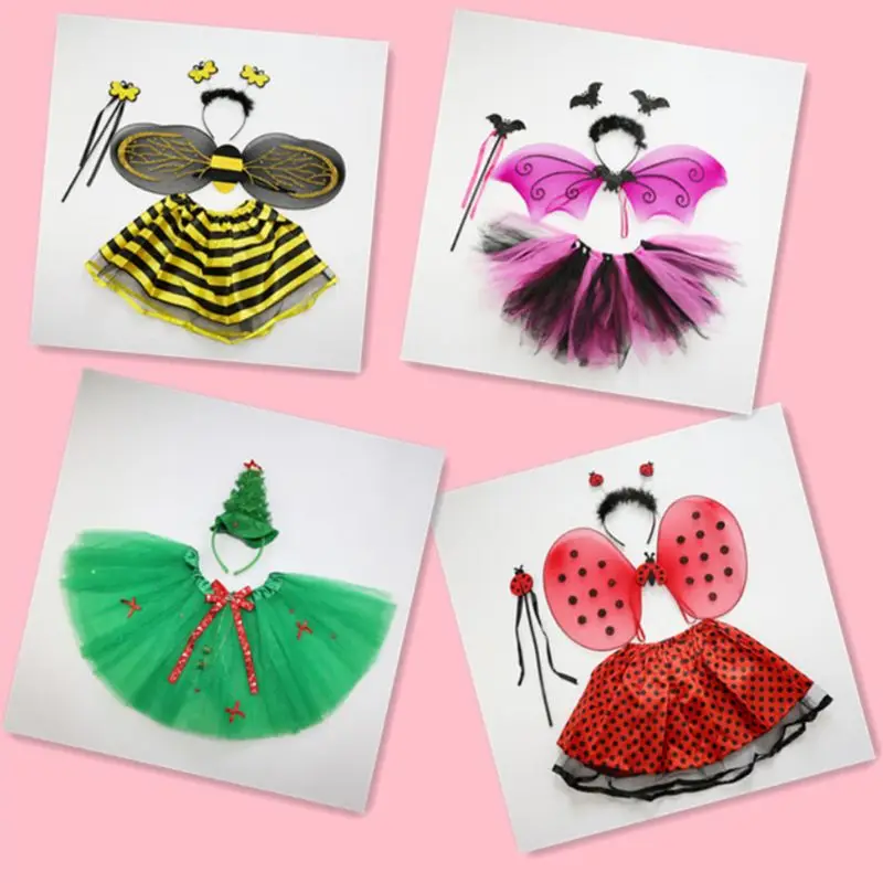 Детский костюм феи для малышей Балетная юбка-пачка с крыльями Карнавальный | Мать