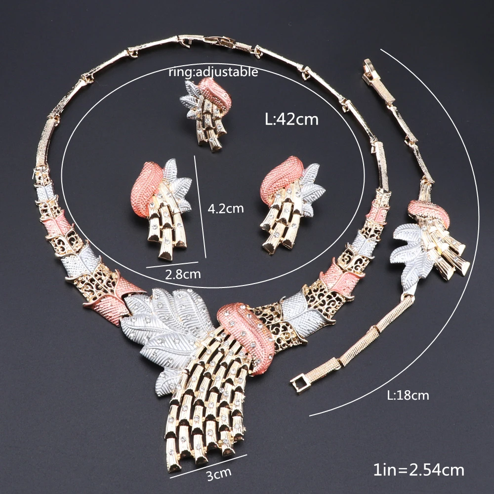 Крупные ожерелья и серьги с африканскими бусинами золотого цвета ювелирные