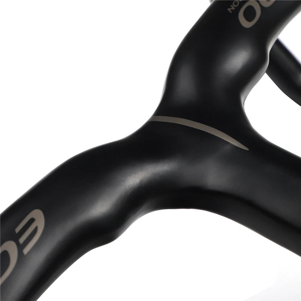 EC90 карбоновый руль для дорожного велосипеда интегрированный черный и стержень