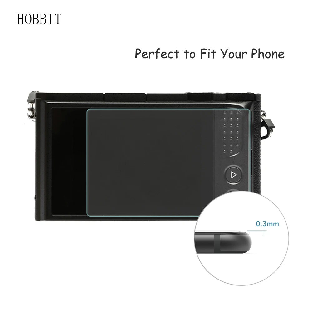 2 упаковки для Xiaomi Xiaoyi YI M1/YI 4K Спортивная цифровая камера 0,3 мм 9H прозрачная защитная пленка из закаленного стекла для ЖК-экрана