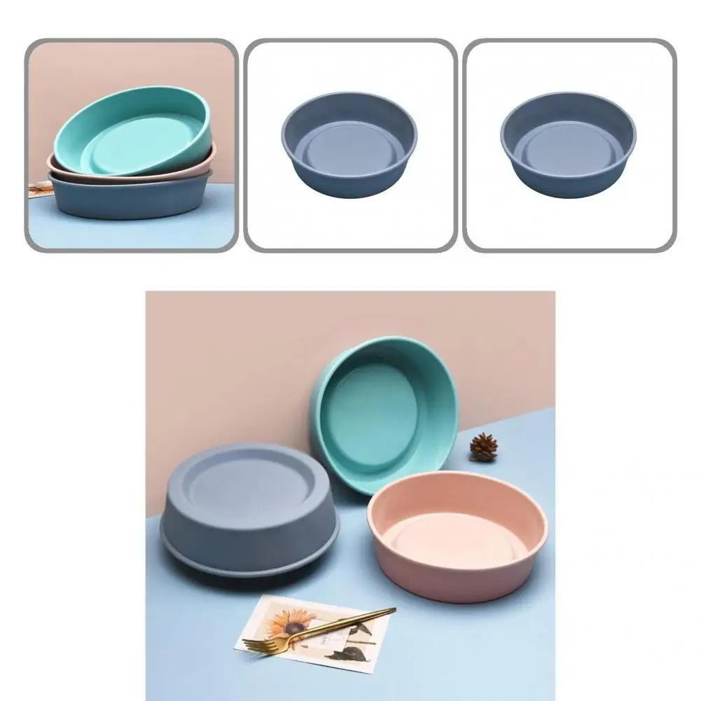 

Silicone Convenient Simple Design Multi-use Cake Mold Round Shape Cake Tin Non-stick for Household