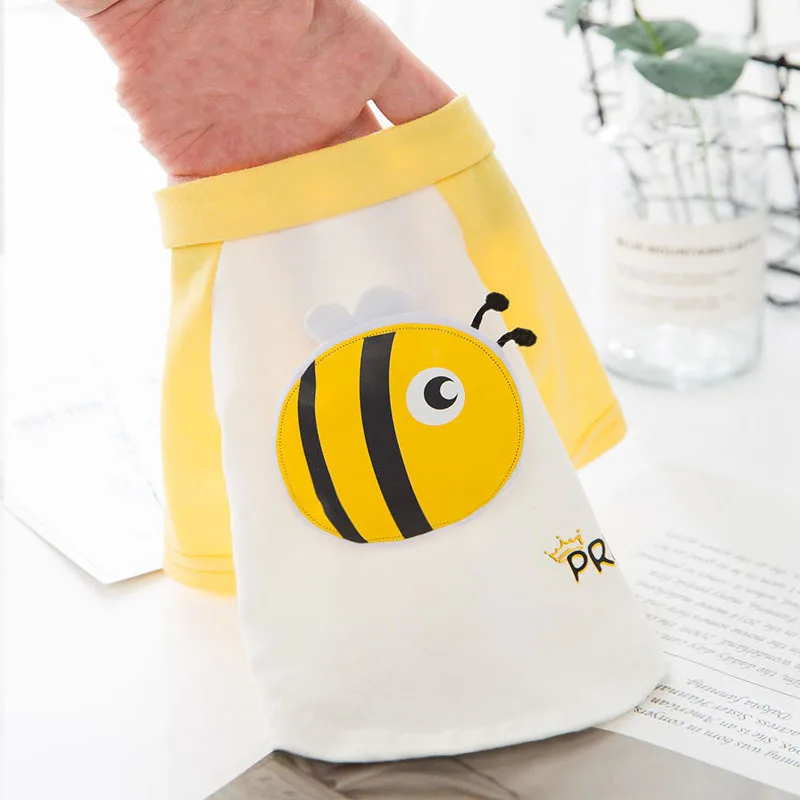 Футболка для собак одежда с трехмерным рисунком домашних животных маленький