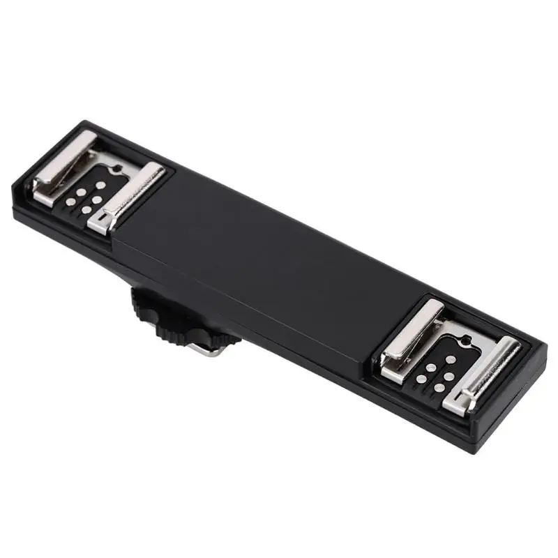 1 в 2 двойная вспышка Speedlite светильник кронштейн сплиттер держатель крепление для