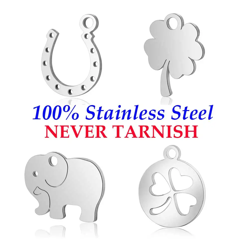 10 шт. Lucky символ цветок в форме &quotкосточки желаний&quot Слон Шарм Оптовая продажа 100%