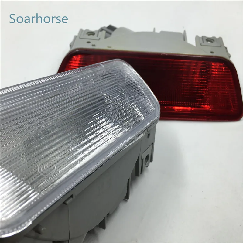 Soarhorse Противотуманные фары для заднего бампера автомобиля фонари стоп сигнала