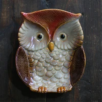 owl shaped ceramic dried fruit plate storage tray living room desktop decoration crafts home decor accessories
