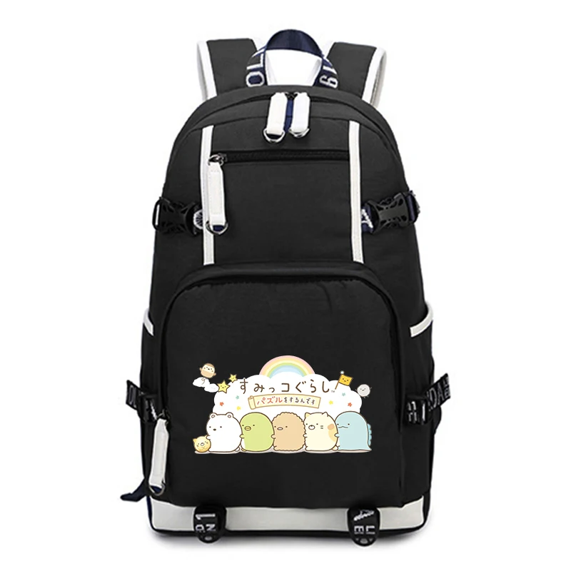 Sumikko Gurashi School Backpack Teens Boys Girls cute Daily Bag Fashion Travel Large Capacity hot | Багаж и сумки