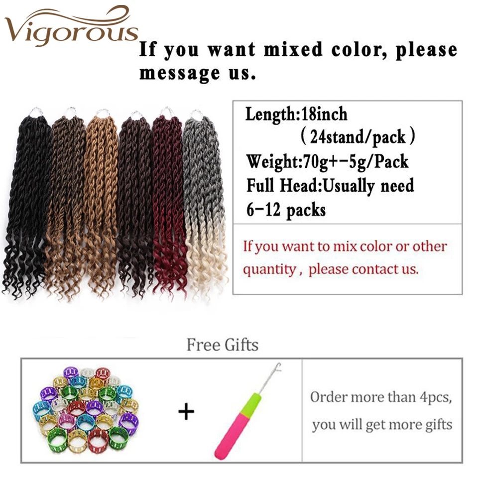 Яркие косички из искусственного меха вязаные крючком синтетической ткани Омбре