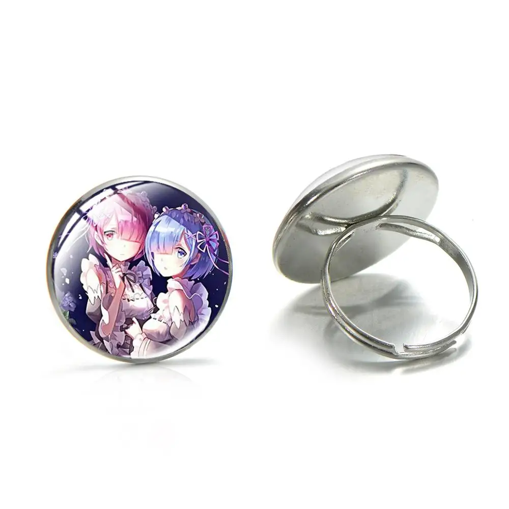 Модное аниме кольцо SONGDA с рисунком RE: ZERO ювелирные изделия для косплея ОЗУ Рем
