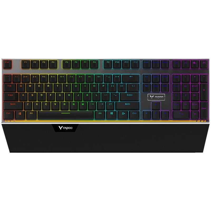 

Rapoo V720 RGB Backlight Mechanical Gaming Keyboard Wired Computer Gaming Keyboard 108 Keys Programmable Keyboard