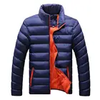 2020 новые зимние куртки парка для мужчин осень-зима теплая верхняя одежда тонкие мужские пальто Повседневная ветровка стеганые куртки для мужчин L-4XL