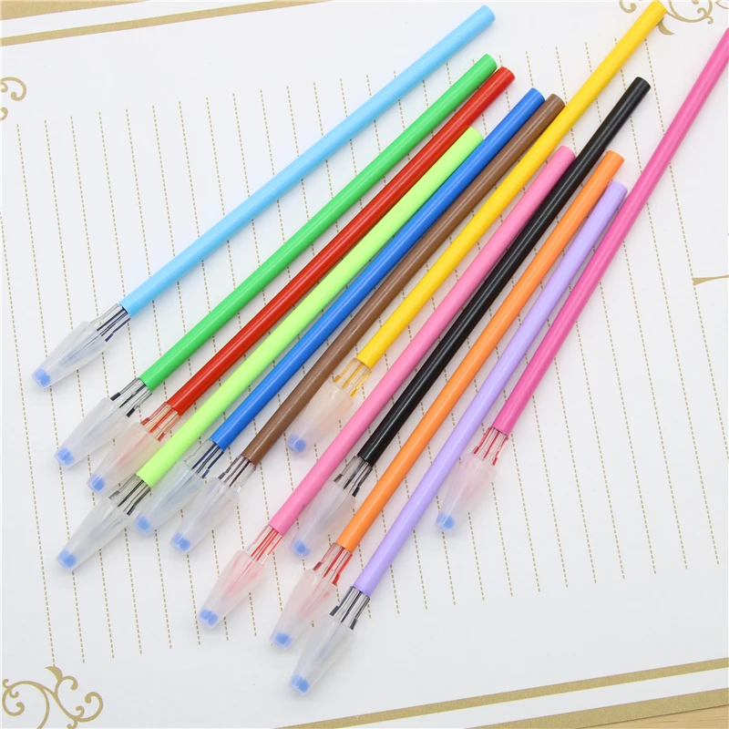 12 шт./компл. красивые канцелярские товары с бриллиантами цветов гелевая заправка