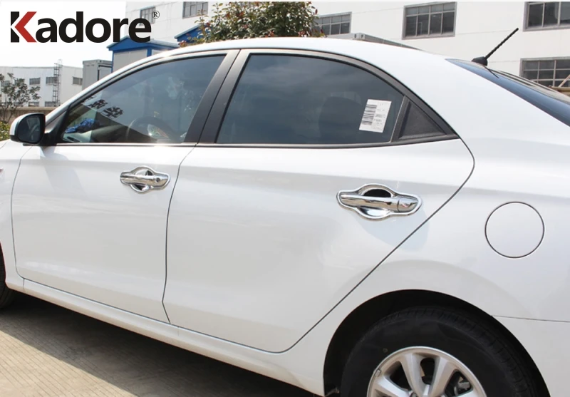 Для Hyundai Solaris Accent 2018 2019 2020 ABS хромированные боковые дверные чаши ручка крышка чашки