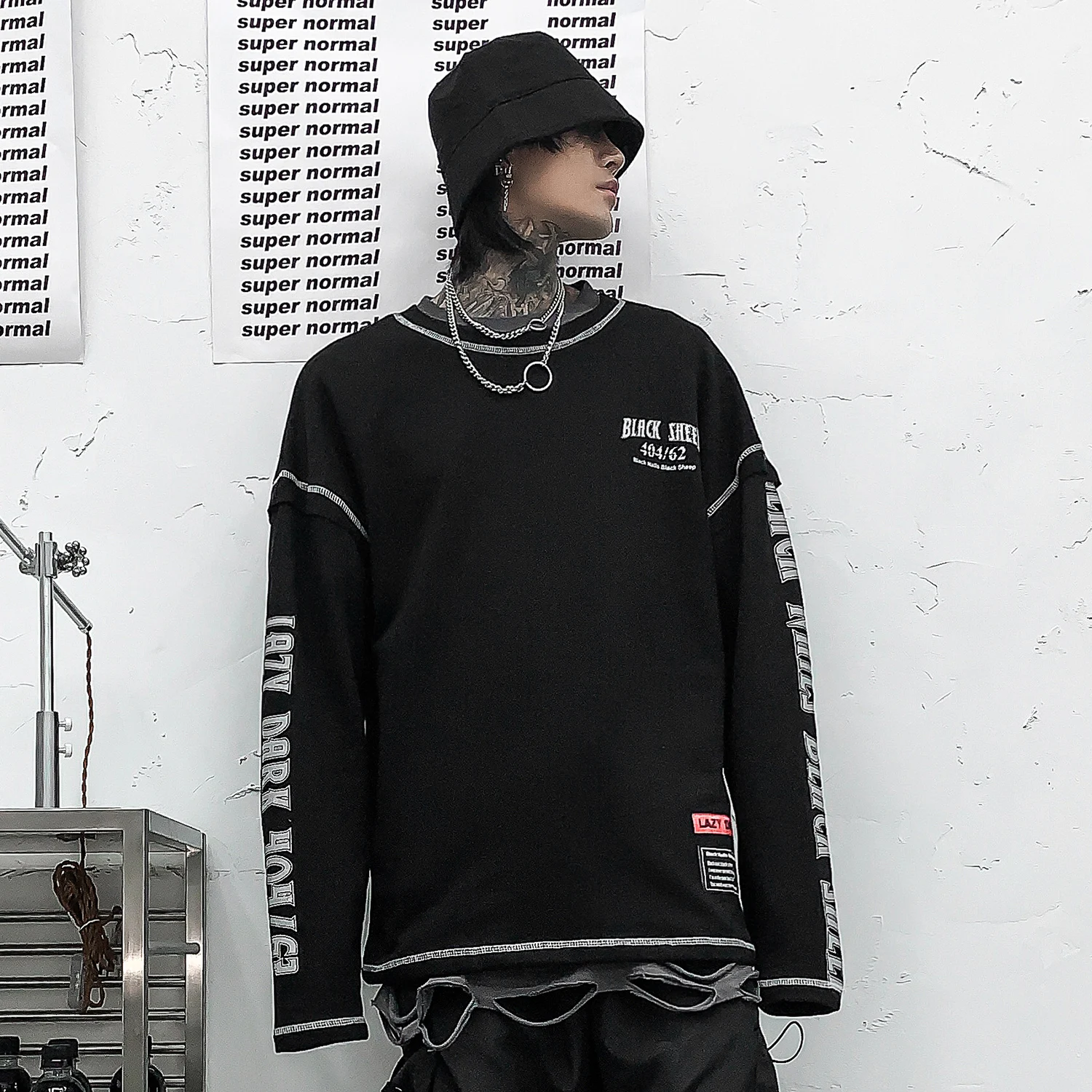 Oufisun для мужчин в винтажном стиле С принтом букв мужские толстовки 2020 Harajuku хип-хоп