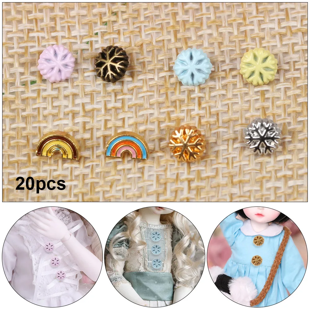 Металлические Мини-пуговицы для одежды 5 мм 20 шт. | Игрушки и хобби