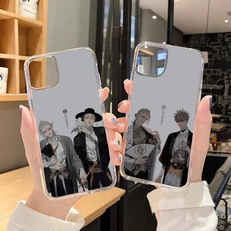 

19 Days Comics Phone Case Transparent soft For iphone 5 5s 5c se 6 6s 7 8 11 12 13 plus mini x xs xr pro max