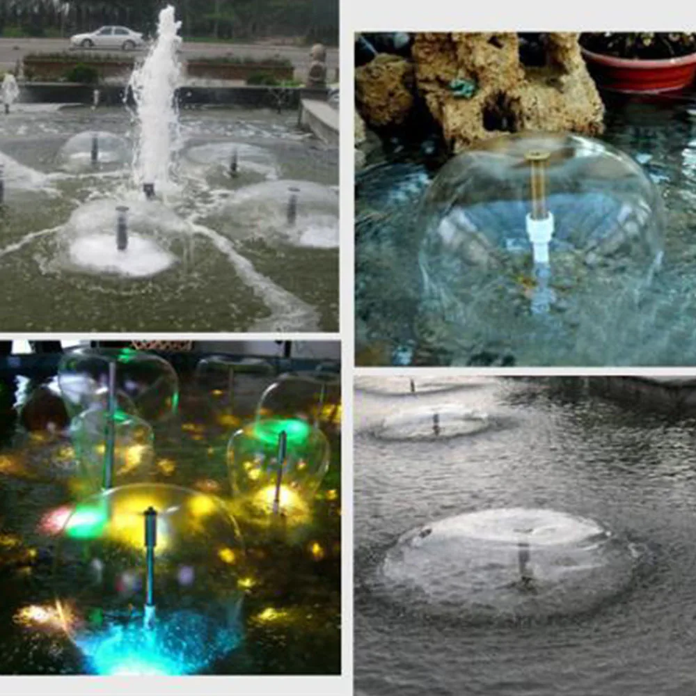 Фонтан с грибами в кедровом стиле Веерообразный музыкальный водный ландшафт