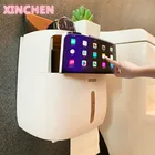 Водонепроницаемый пластиковый настенный держатель для туалетной бумаги