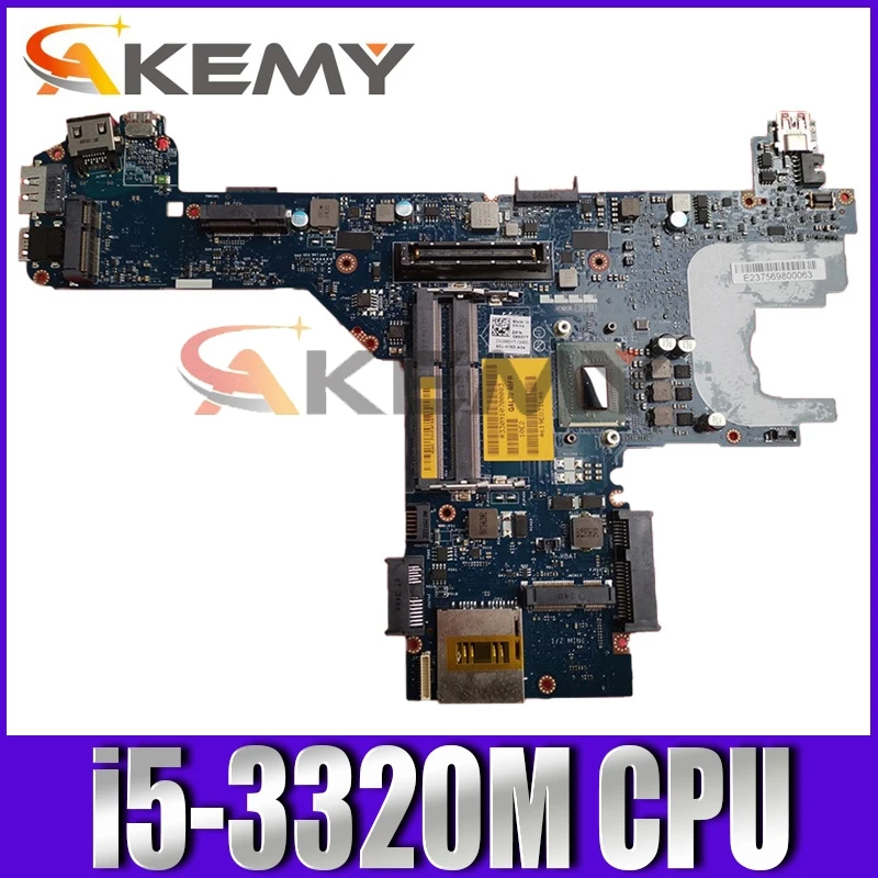 

Оригинальная материнская плата для ноутбука DELL Latitude E6330 i5-3320M материнская плата CN-0J4JVG 0J4JVG LA-7741P SR0MY DDR3