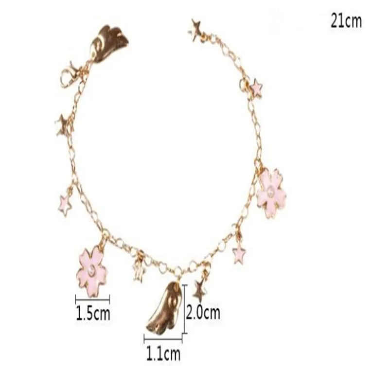 

Anime Sailor Moon Loving Wand Crystal cosplay Pendant bracelet Girl accessories Cute props A763