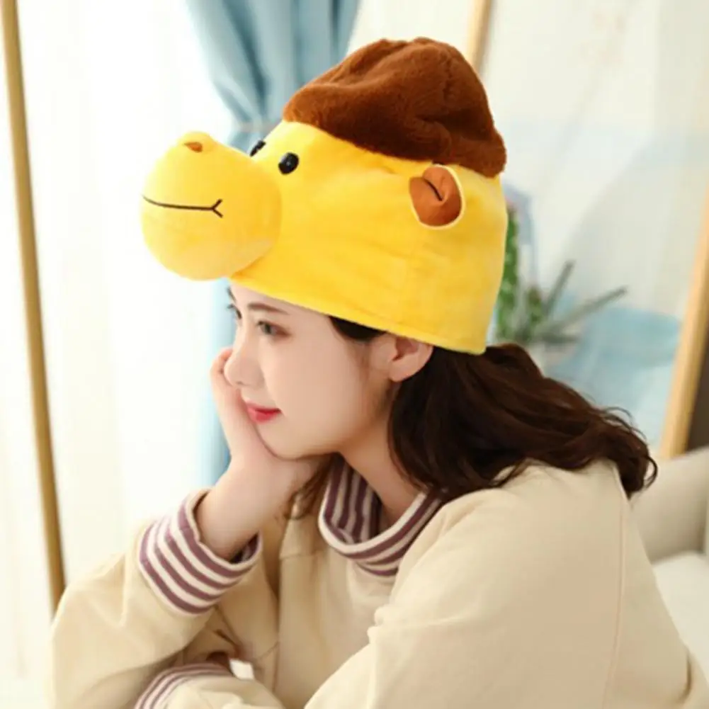 

Cute Plush Alpaca Animal Earflap Beanie Cap Hat Head Warmer Cosplay Photo Props
