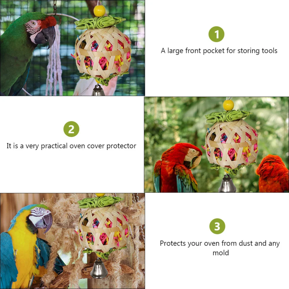 

3 Pcs Parrot Chewing Pet Chew Toys Bird Nibbling Bird Bite Toys